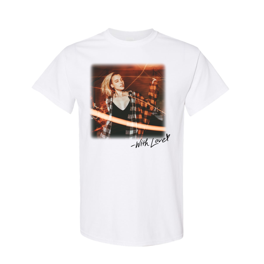 With Love White Photo T-Shirt