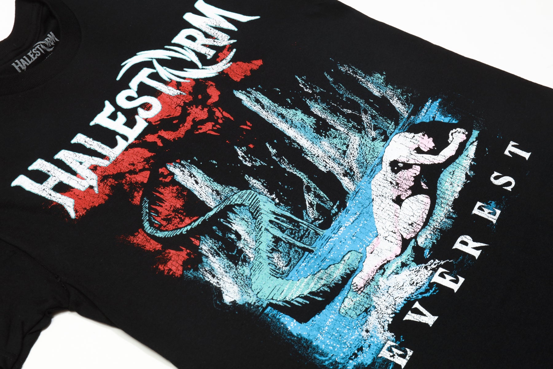 Distressed Everest T-Shirt (Black) – Halestorm Store