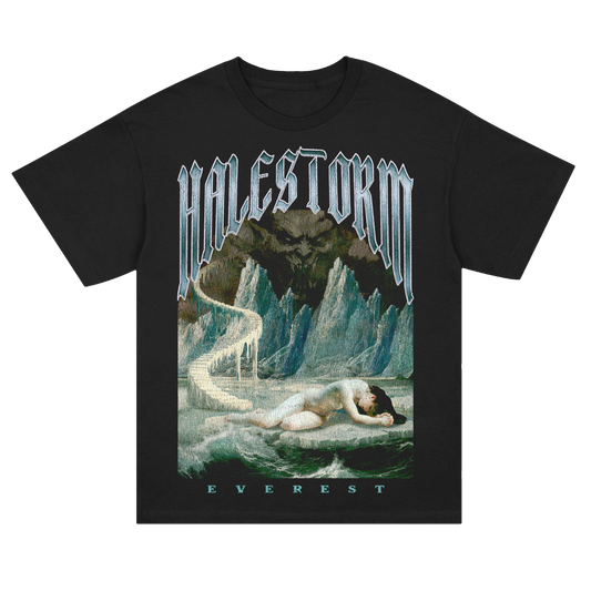 Halestorm Everest Cover T-Shirt (Black)