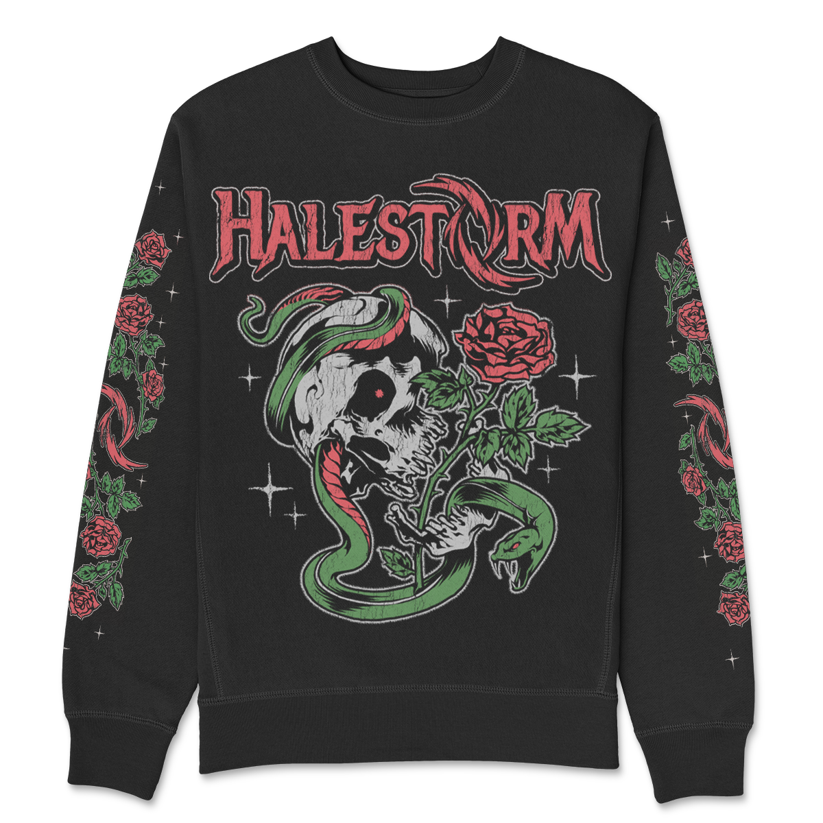 Fallen Star Crewneck Sweatshirt (Black)