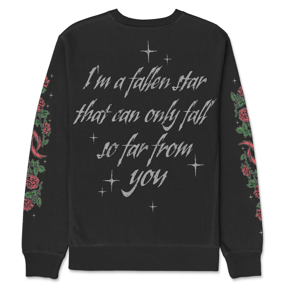 Fallen Star Crewneck Sweatshirt (Black)