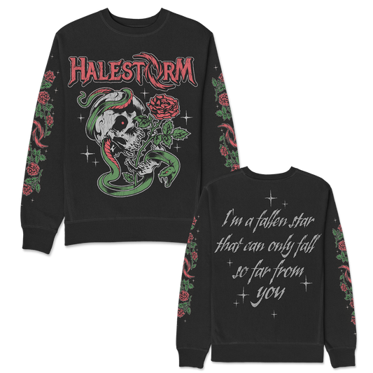 Fallen Star Crewneck Sweatshirt (Black)