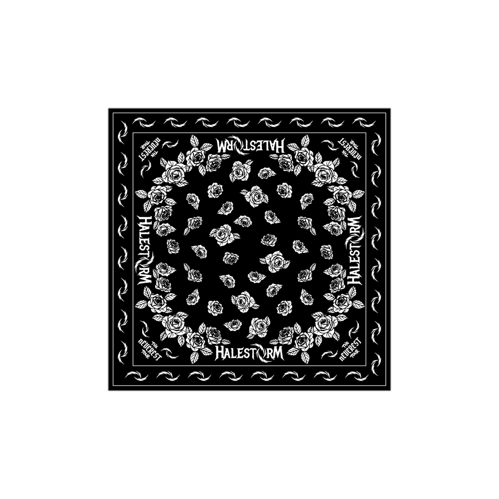 Rose Logo Bandana (Black)