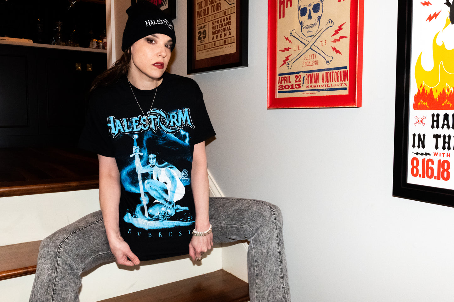 Priestess Everest T-Shirt (Black)