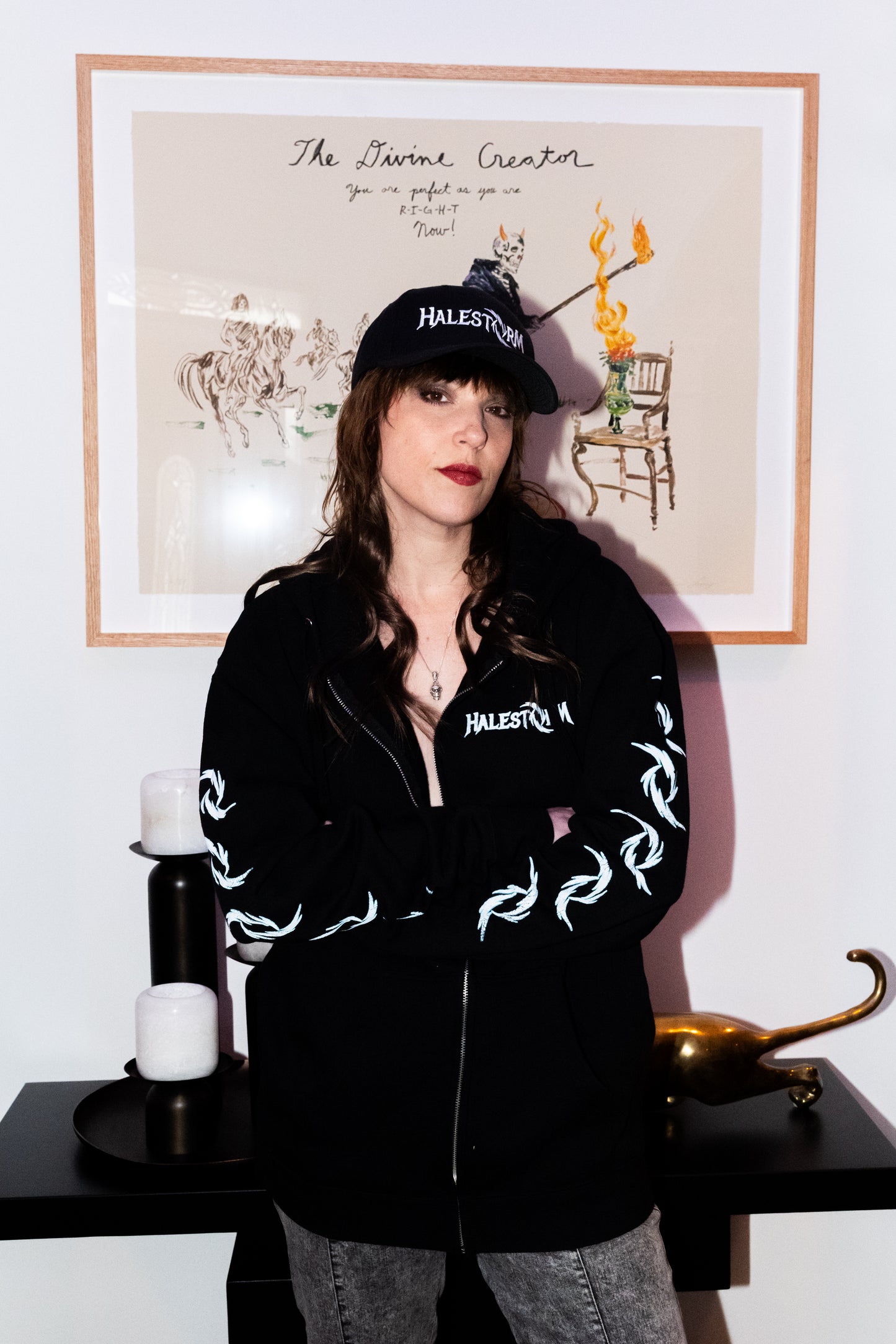 Logo Snapback Hat (Black)