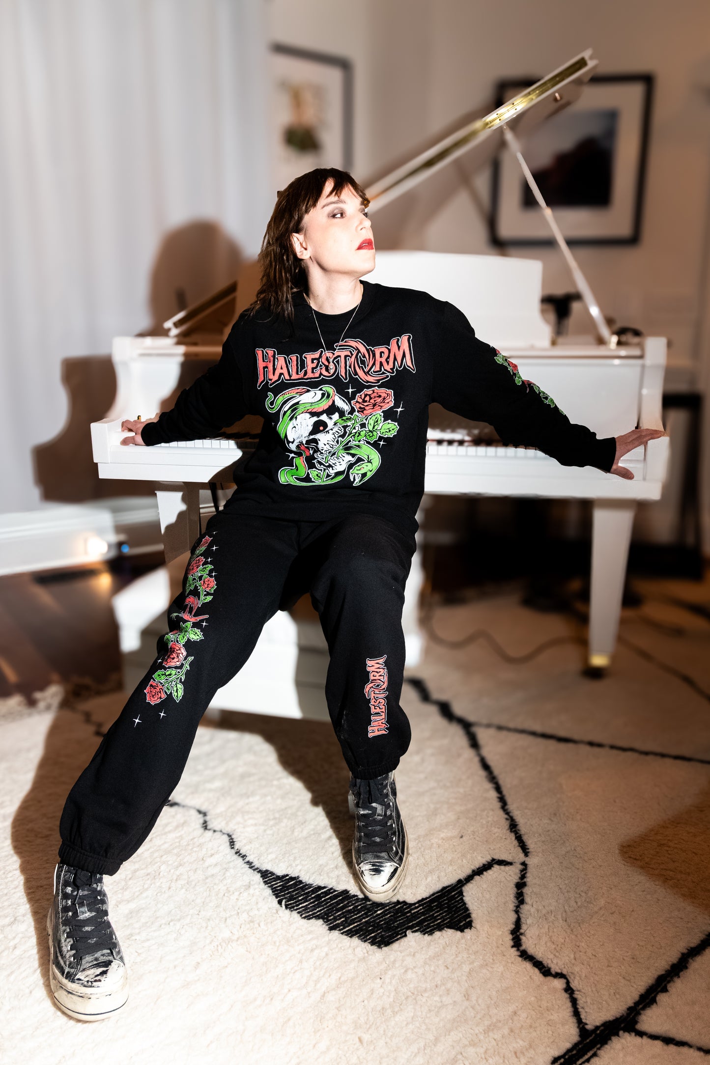 Fallen Star Crewneck Sweatshirt (Black)