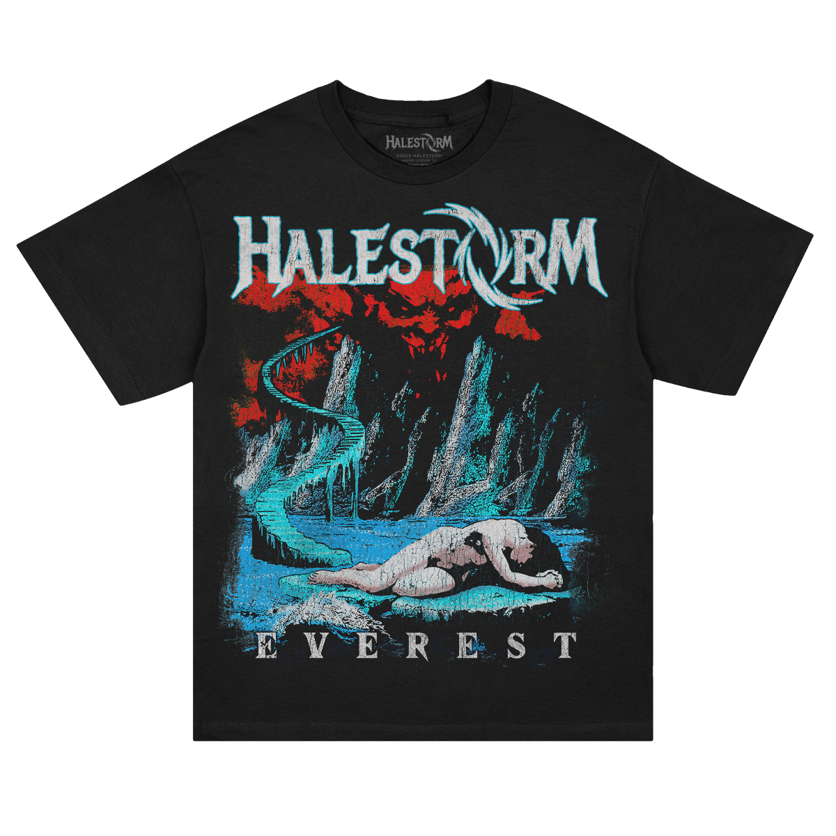 Halestorm Distressed Everest T-Shirt (Black)