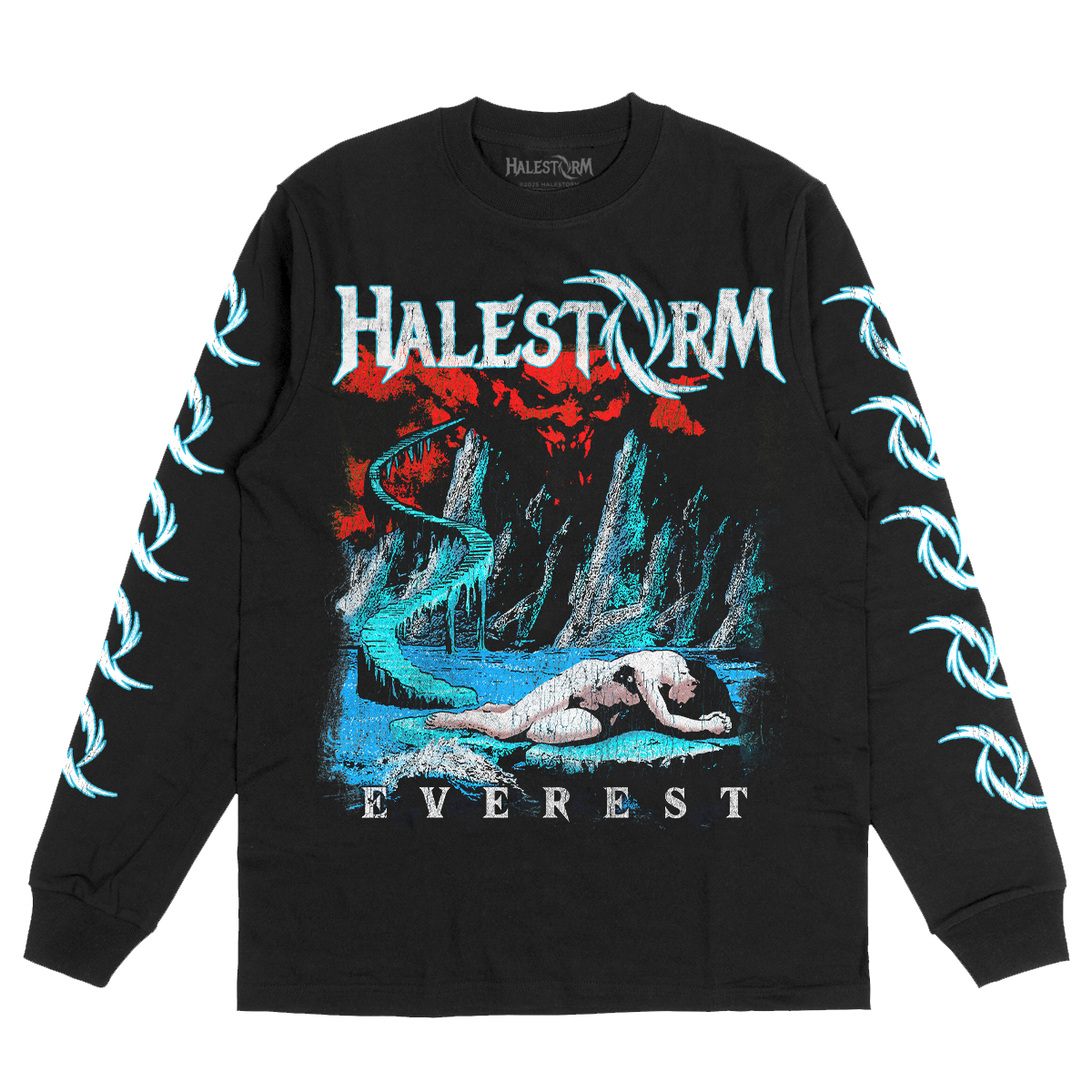 Halestorm Distressed Everest Long Sleeve (Black)