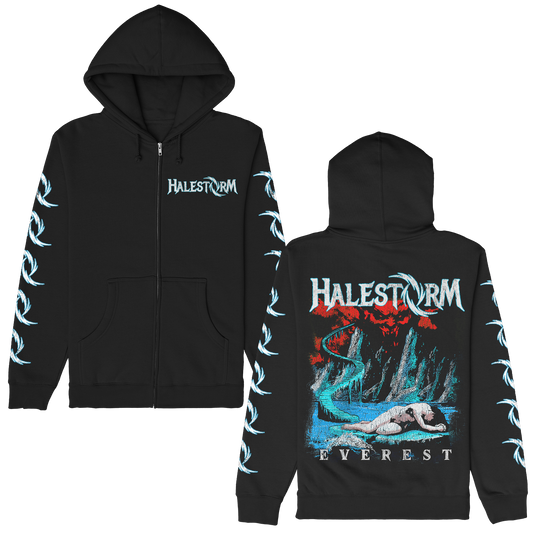 Halestorm Everest Zip Up Hoodie (Black)